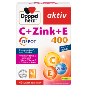 DOPPELHERZ C+Zink+E Depot Tabletten