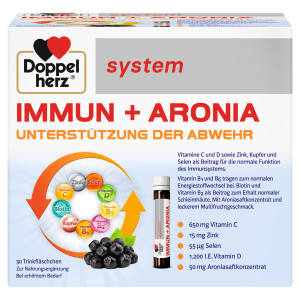 DOPPELHERZ Immun+Aronia system Ampullen